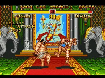 Super Street Fighter II (Europe) screen shot game playing